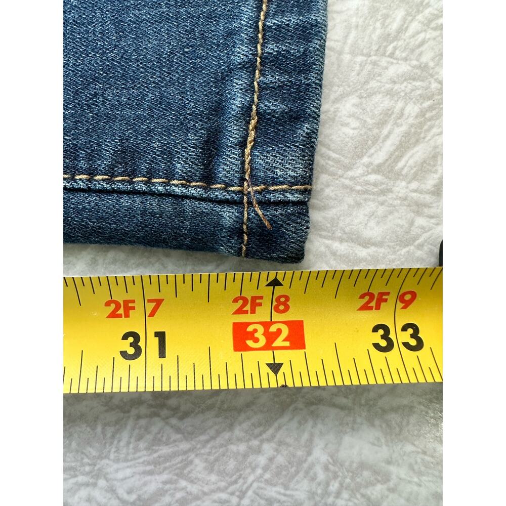 P Four One Three Women's Distressed Straight Leg Stretch Jeans Size 38 - Picture 11 of 14